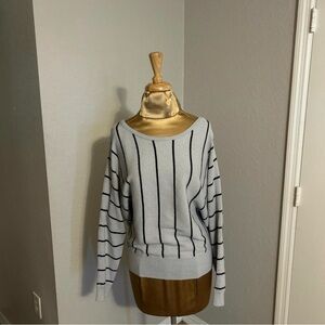 Striped Gray Sweater